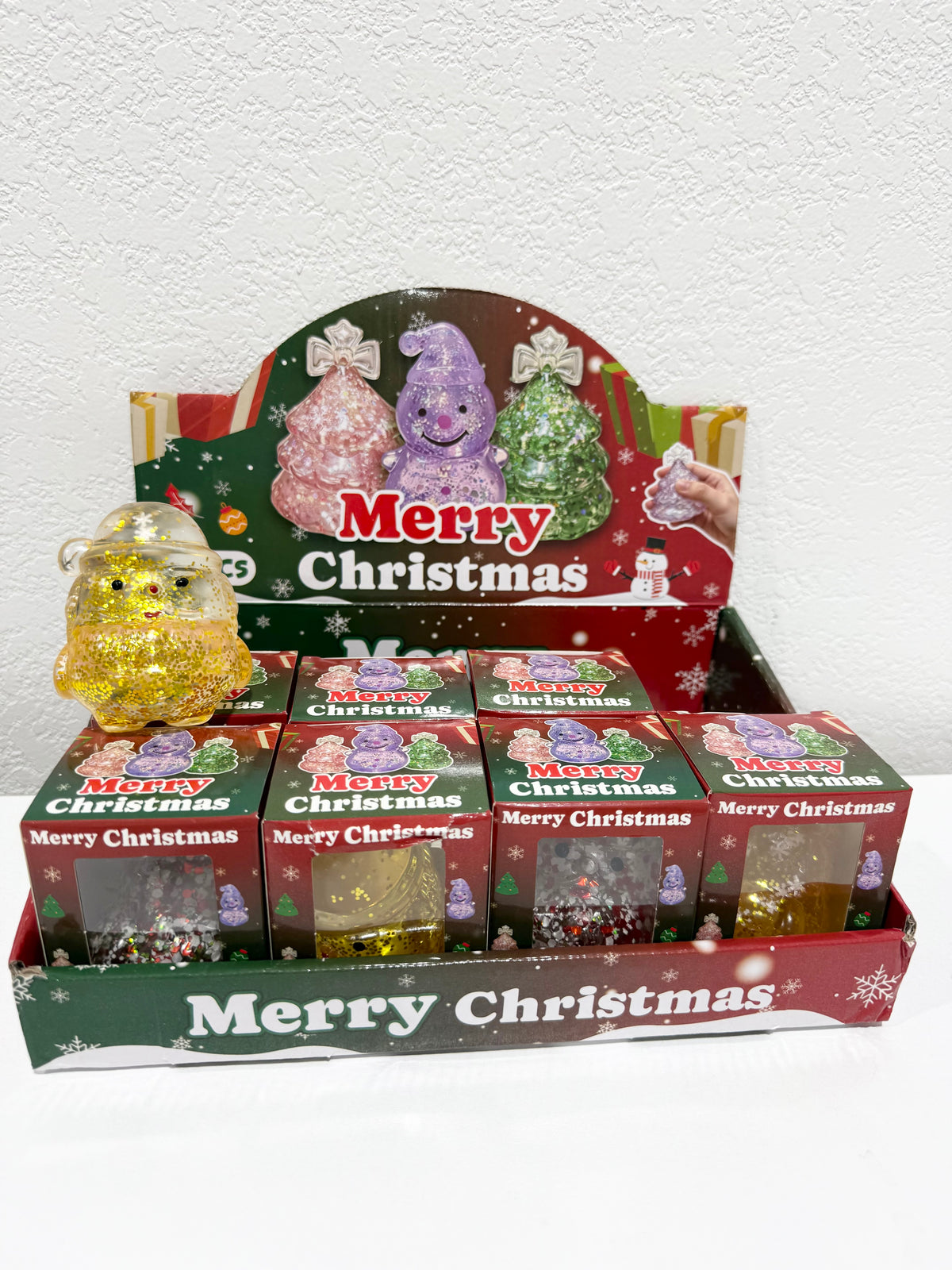 Squishy Merry Snowman w/Confetti