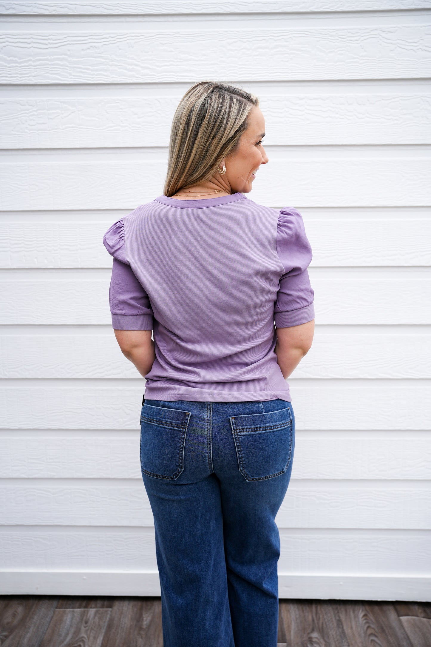 Tanner Tee - Dewy Iris - Southern Belle Boutique
