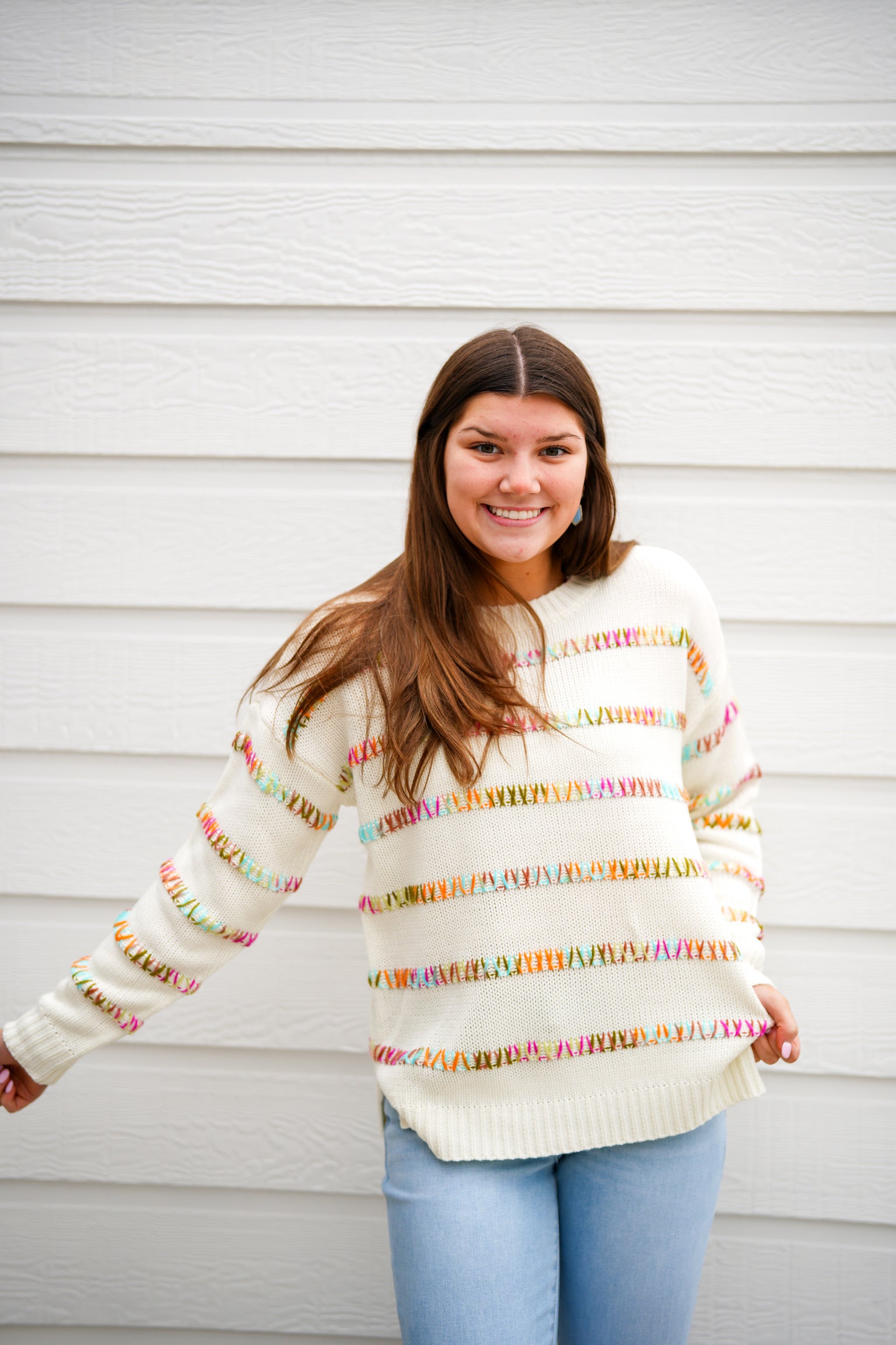 Stitch Sweater - Southern Belle Boutique