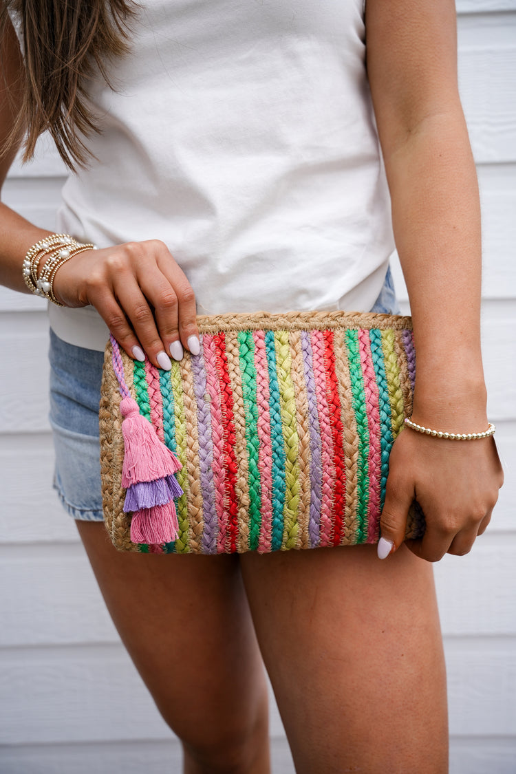 Melia Clutch, Multi - Southern Belle Boutique