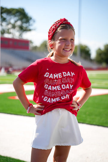 Wavy Game Day Youth Tee - Southern Belle Boutique