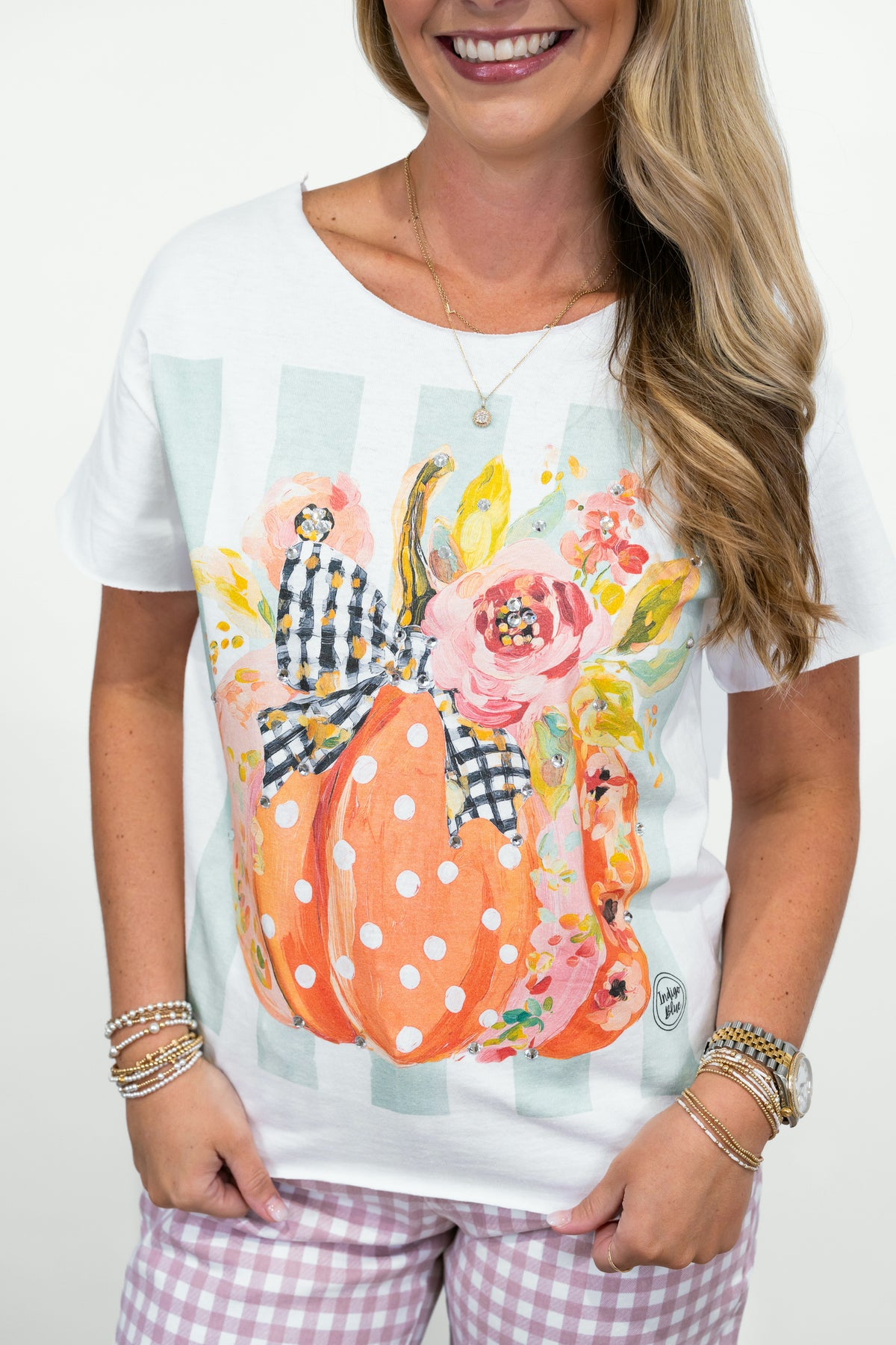 Fall in Full Bloom Bling Tee