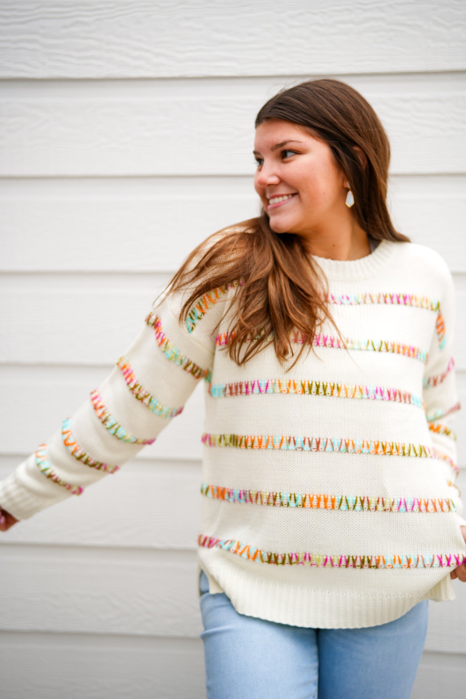 Stitch Sweater - Southern Belle Boutique