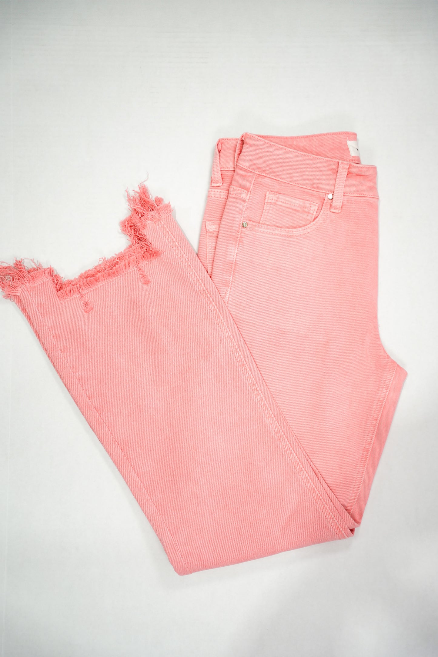 Flamingo Mid Rise Step Hem Jeans - Southern Belle Boutique