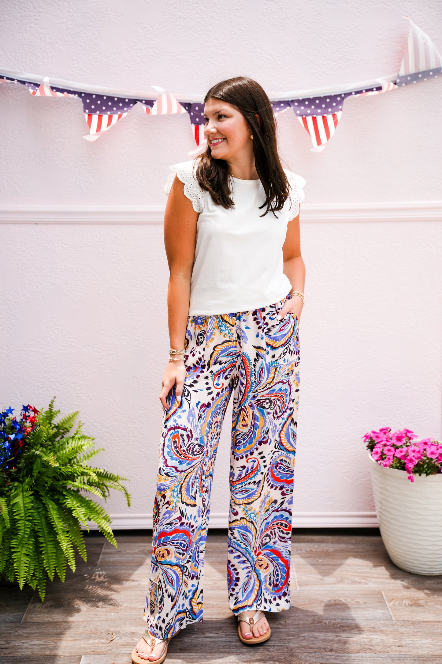 Havana Pant - Sunset Paisley Bliss - Southern Belle Boutique