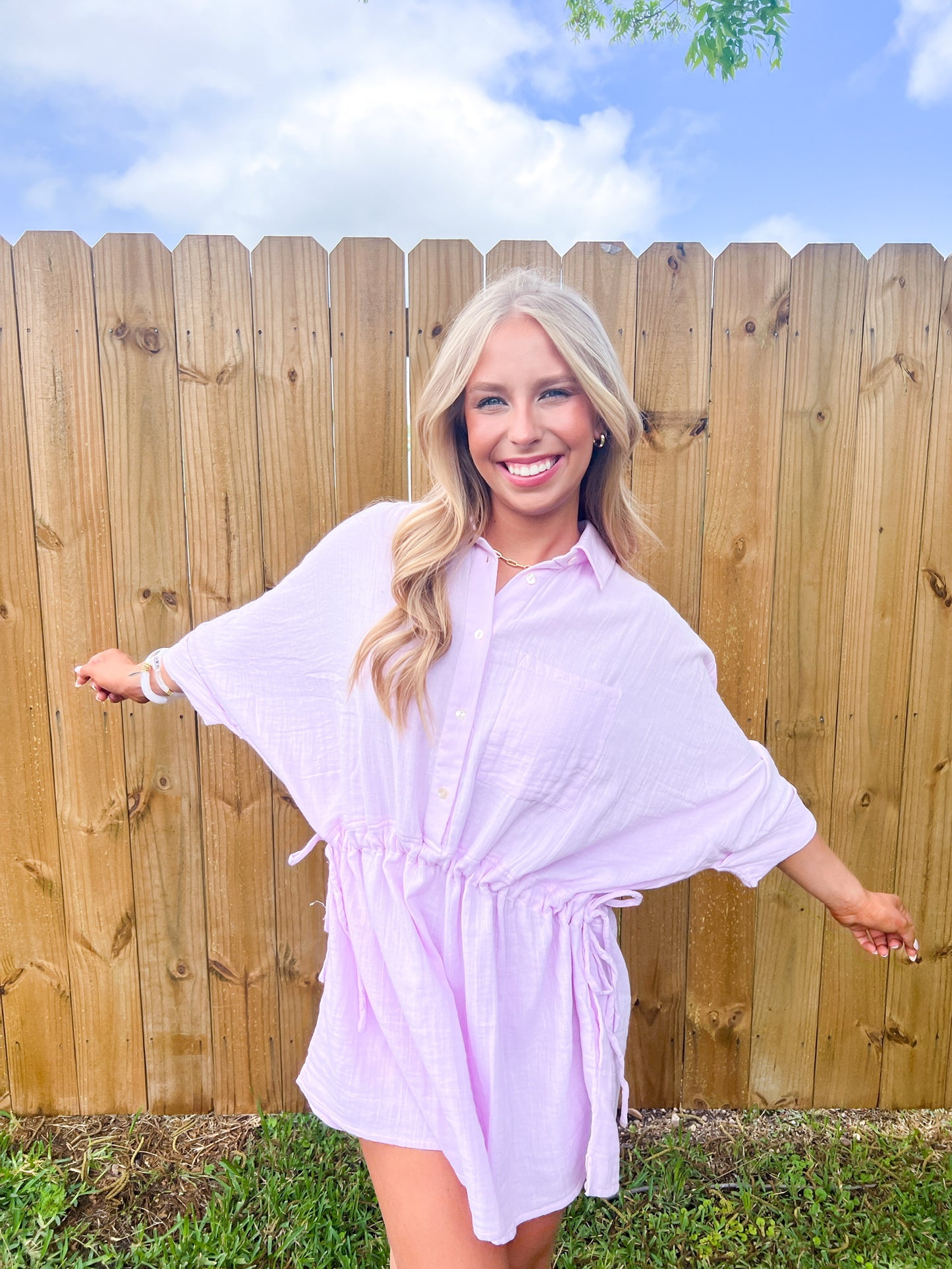 Reign Lilac Tunic Dress - Southern Belle Boutique