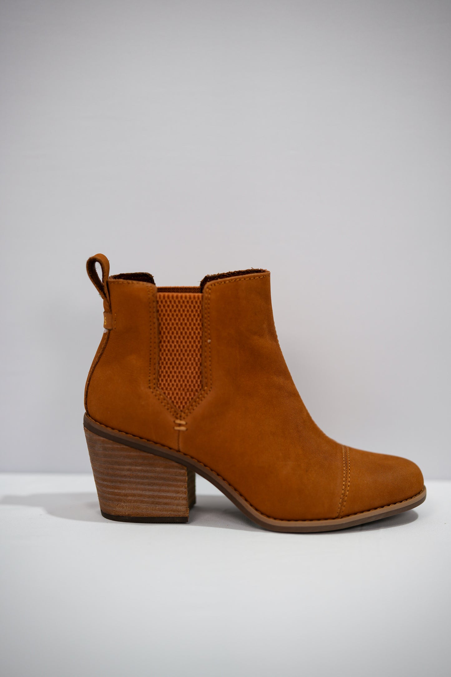 Everly Tan Nubuck Heeled Boot - Southern Belle Boutique