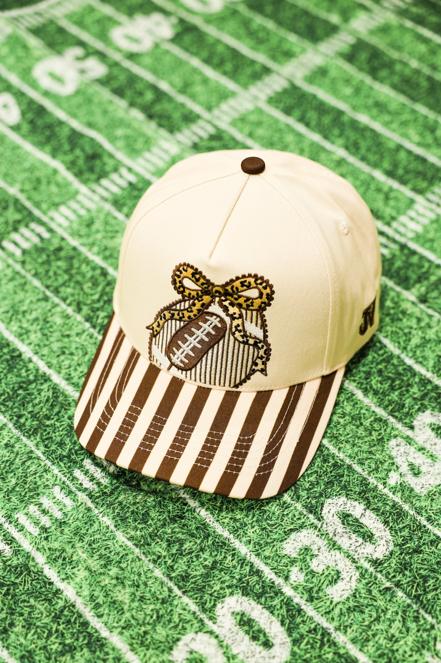 Football Stripe Trucker Hat