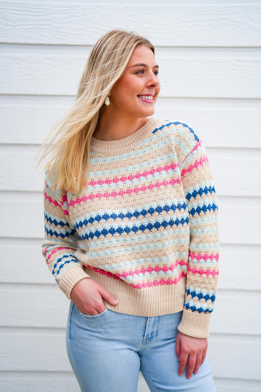 Jewel Sweater - Spring Fling - Southern Belle Boutique