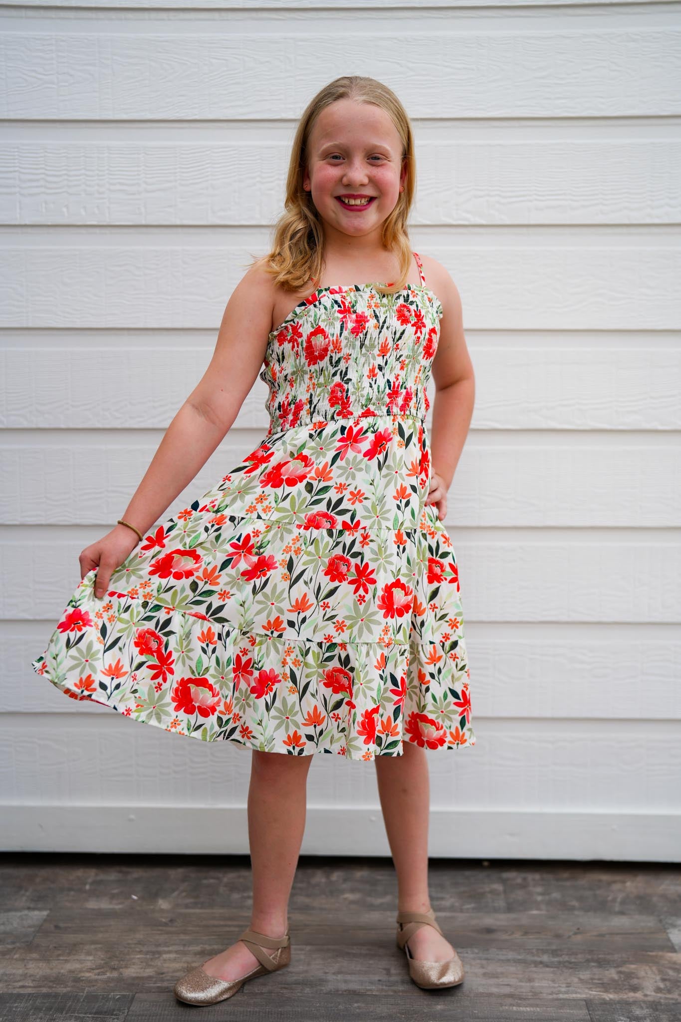 Floral Smocked Dress - Southern Belle Boutique