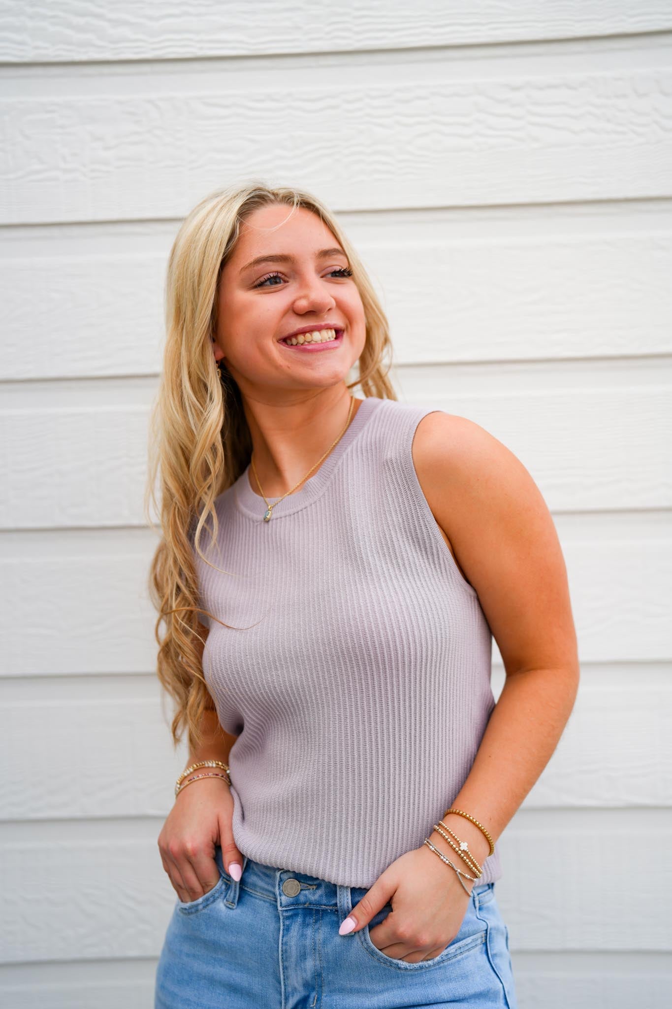 Stirling Tank - Dewy Iris - Southern Belle Boutique