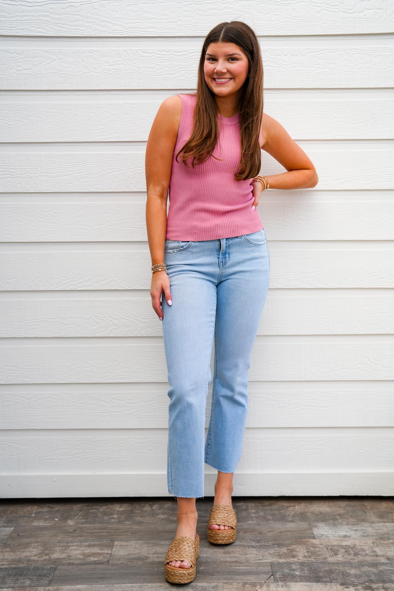 Stirling Tank -  Soft Cherry - Southern Belle Boutique