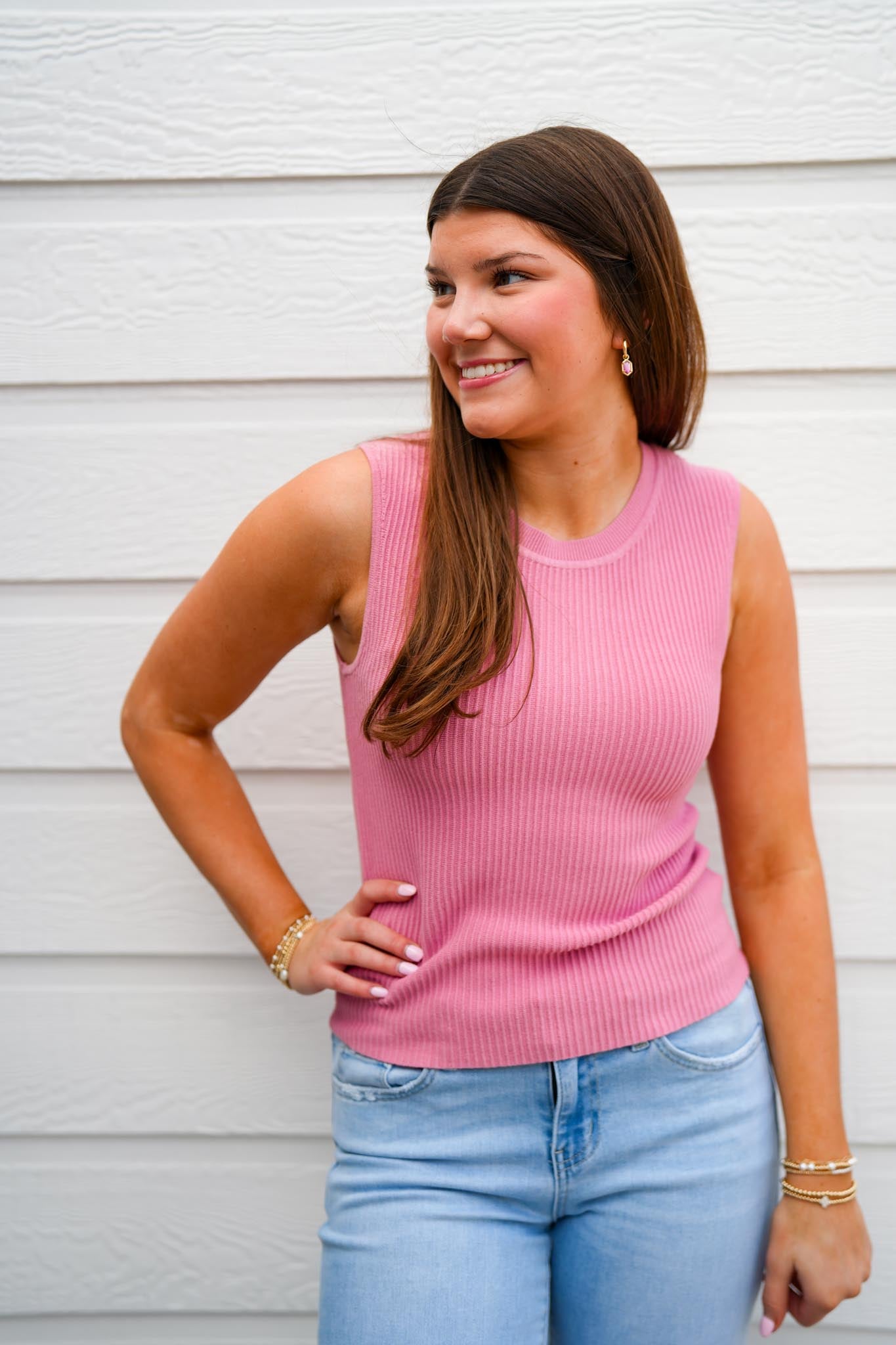 Stirling Tank -  Soft Cherry - Southern Belle Boutique