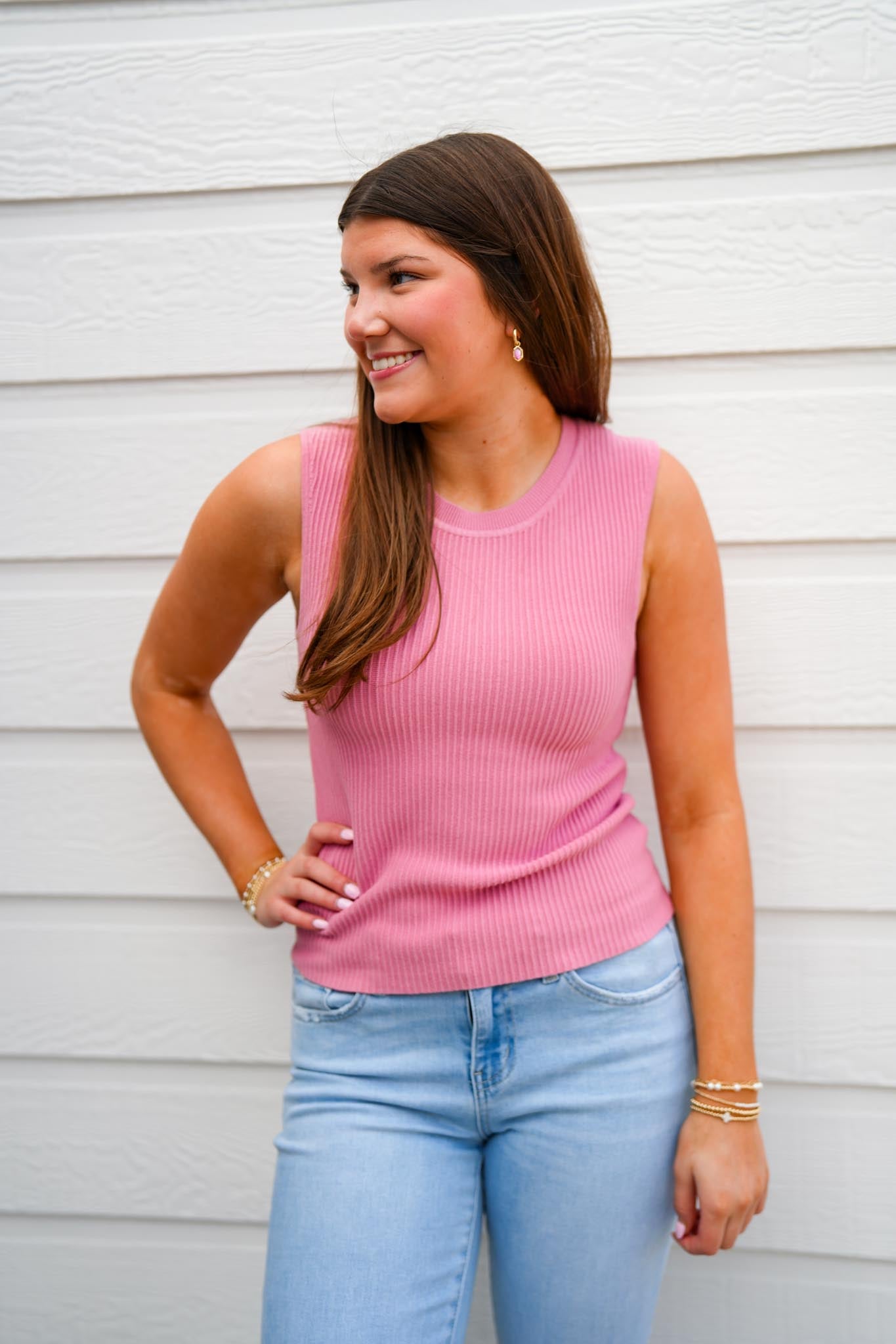 Stirling Tank -  Soft Cherry - Southern Belle Boutique