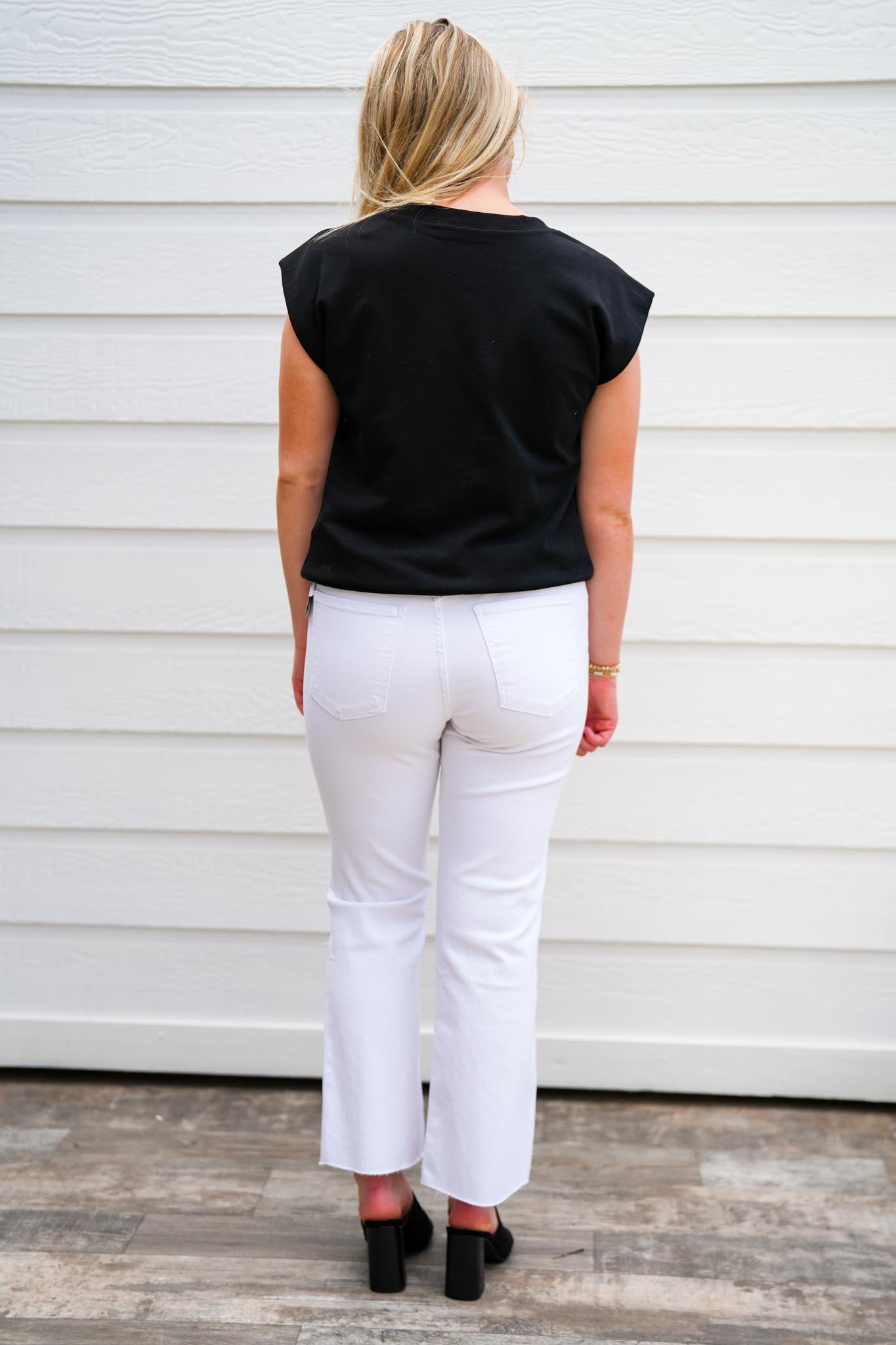 Black Muscle Sweatshirt - Southern Belle Boutique