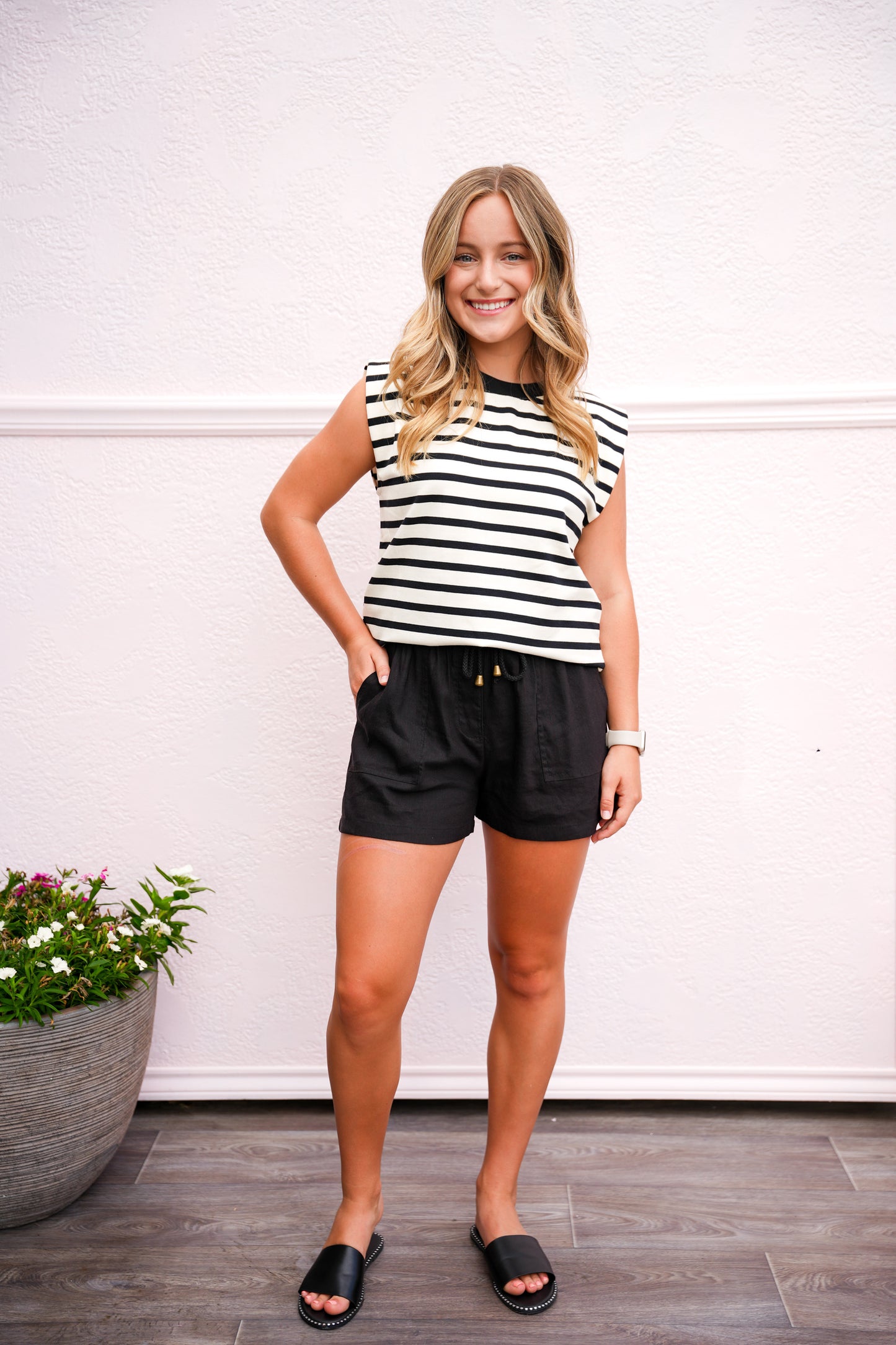 Audra Short - Black - Southern Belle Boutique