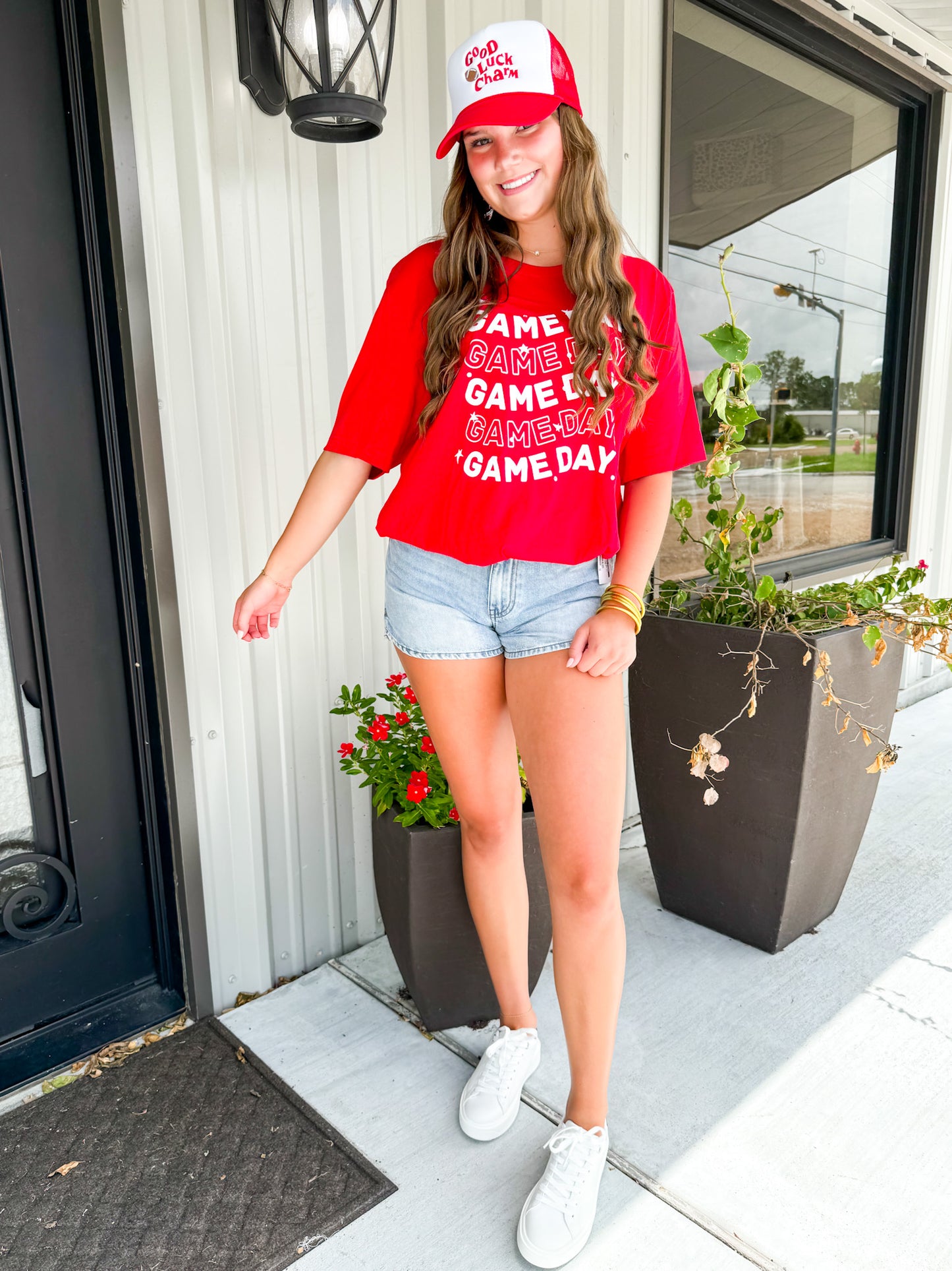 Wavy Game Day Tee - Southern Belle Boutique