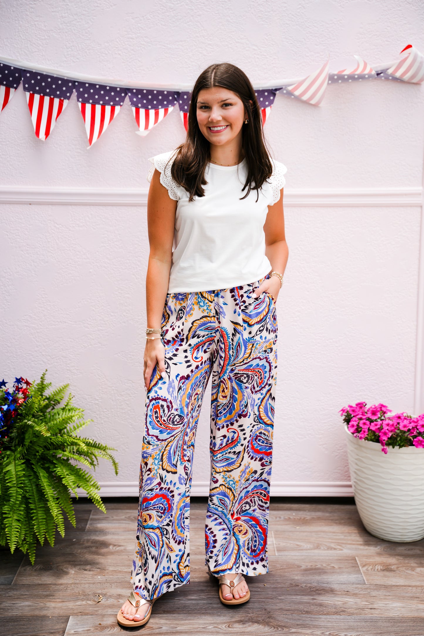 Havana Pant - Sunset Paisley Bliss - Southern Belle Boutique
