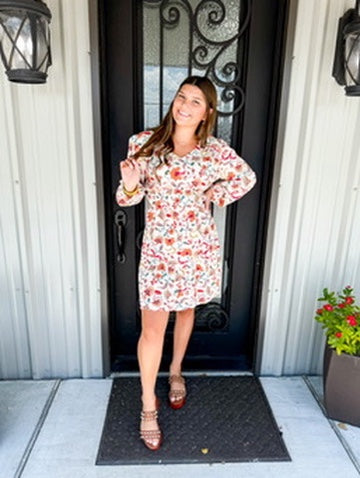 Magali Dress - Raspberry Bloom - Southern Belle Boutique