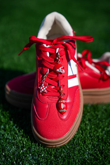 Topping Color Block Platform Sneaker - Red