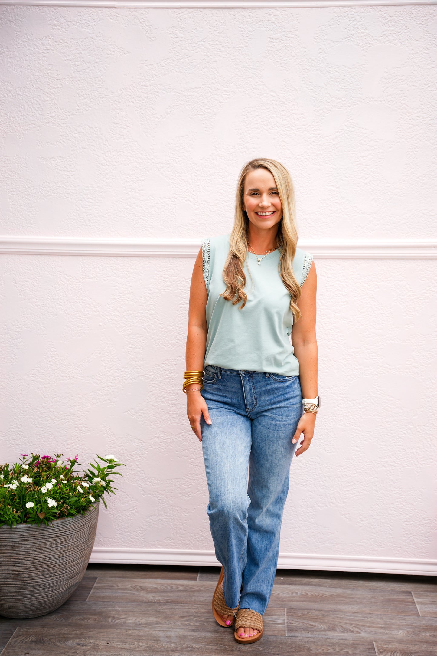 Kelsey High Rise Ankle Flare - Acceptance - Southern Belle Boutique