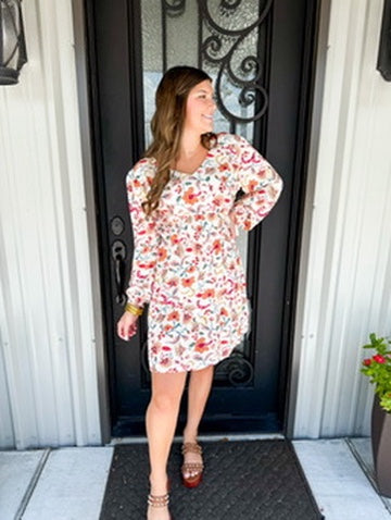 Magali Dress - Raspberry Bloom - Southern Belle Boutique