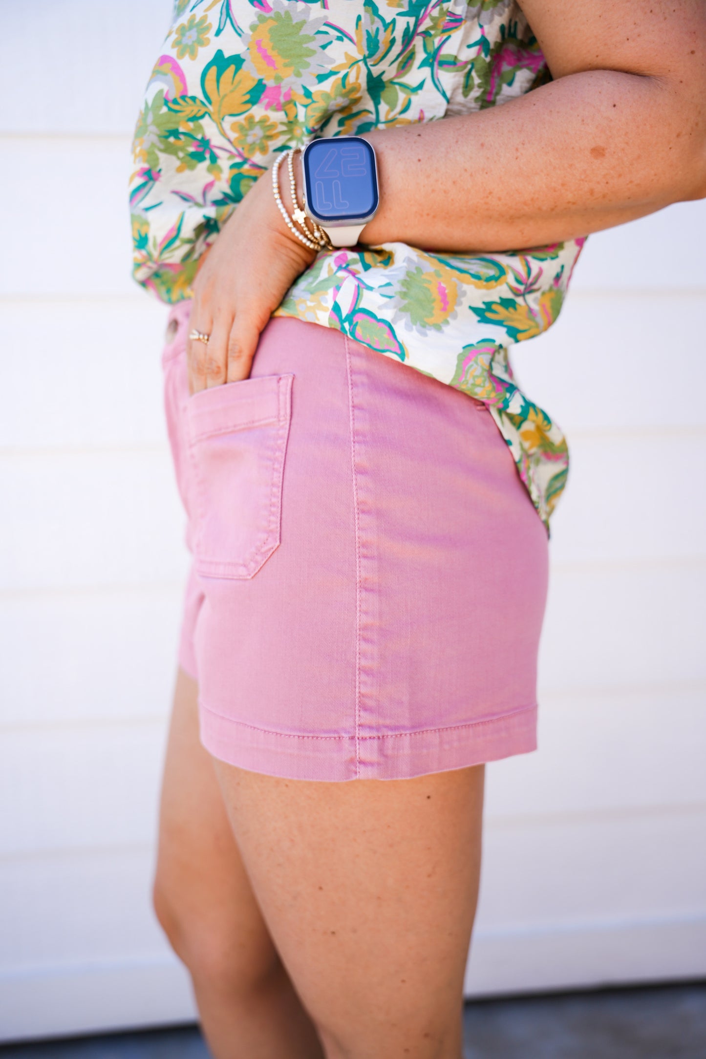 Carlisle Short - Soft Cherry - Southern Belle Boutique