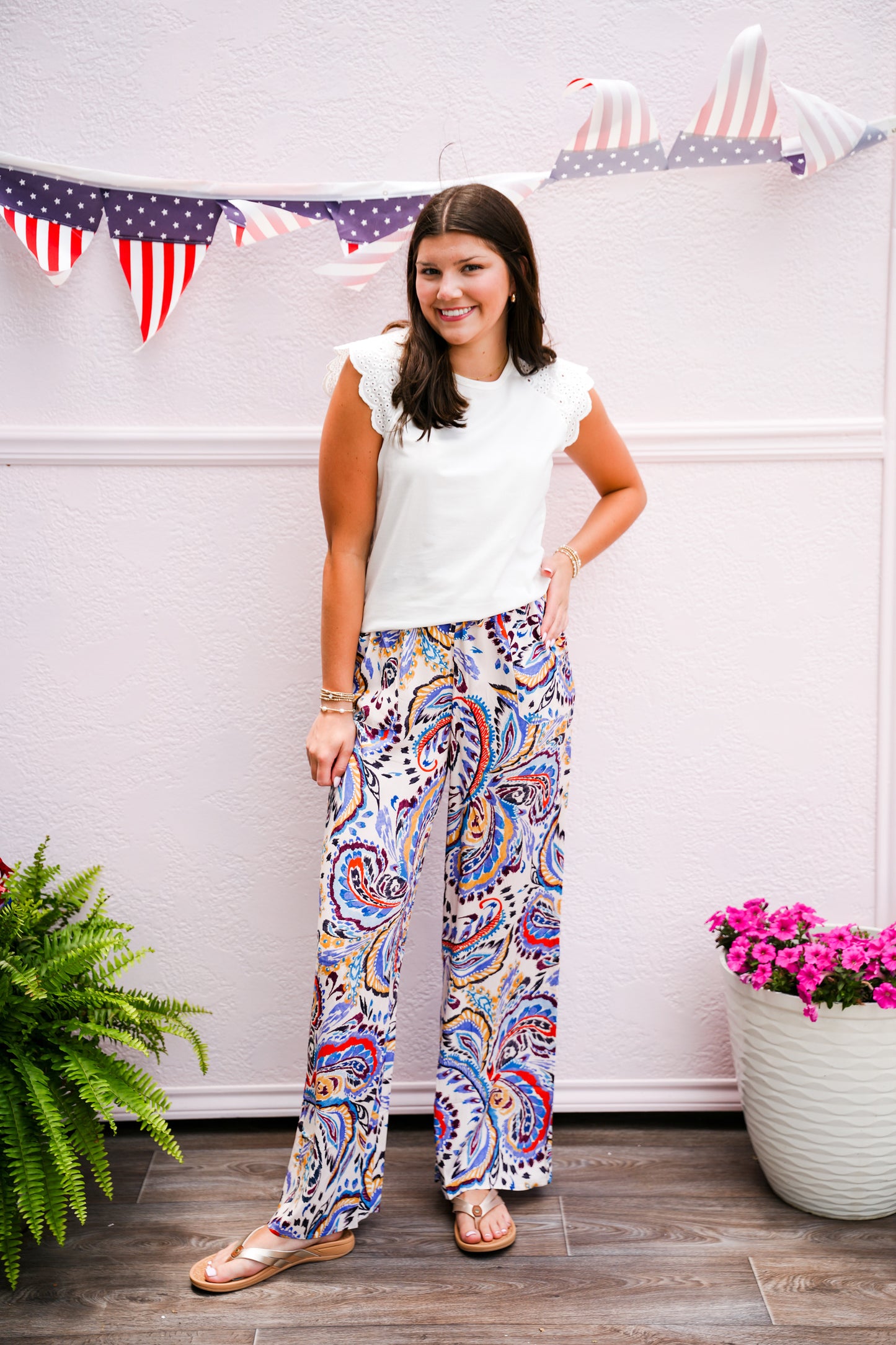 Havana Pant - Sunset Paisley Bliss - Southern Belle Boutique
