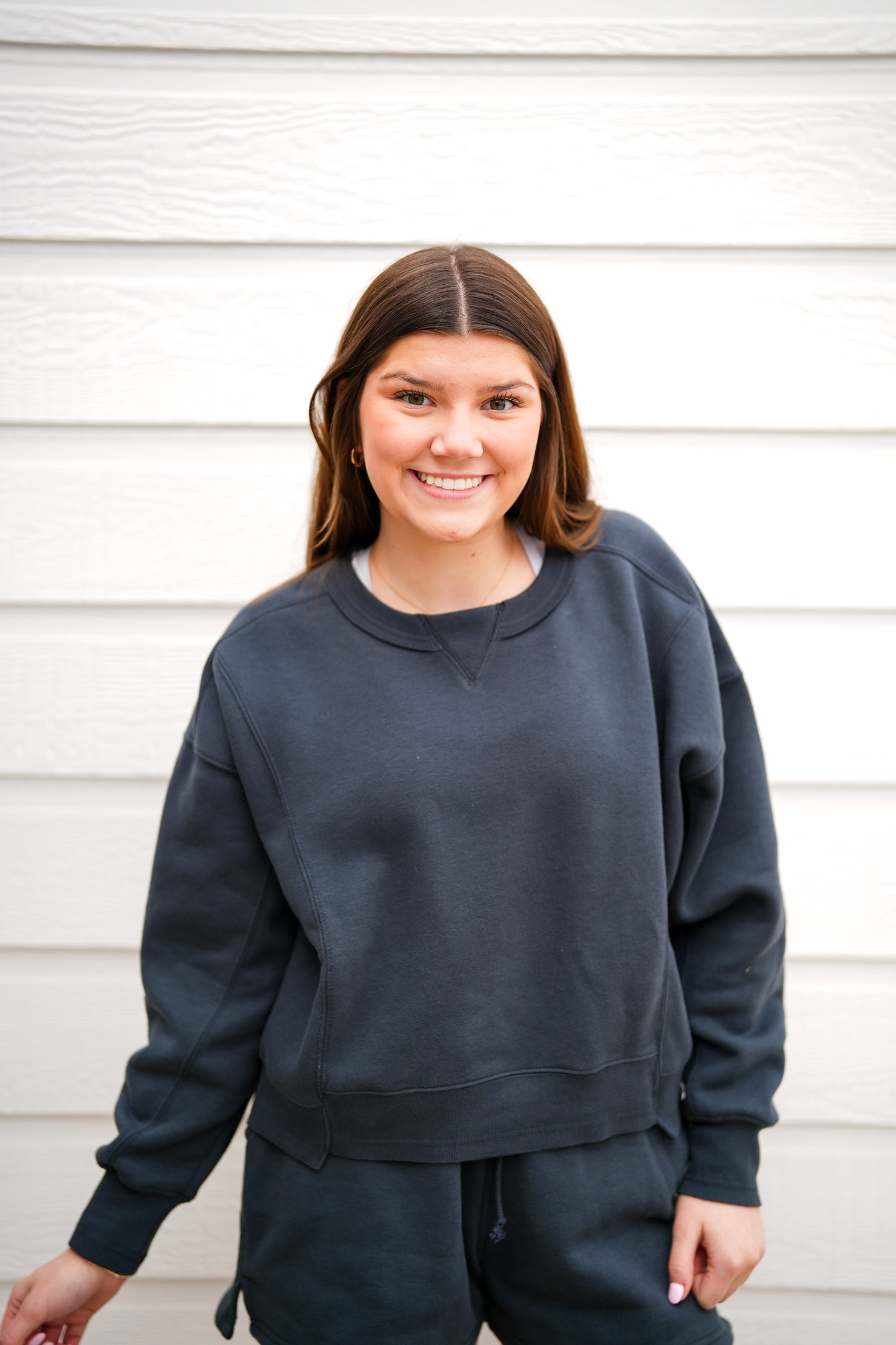 The Relaxed Crew - Charcoal - Southern Belle Boutique