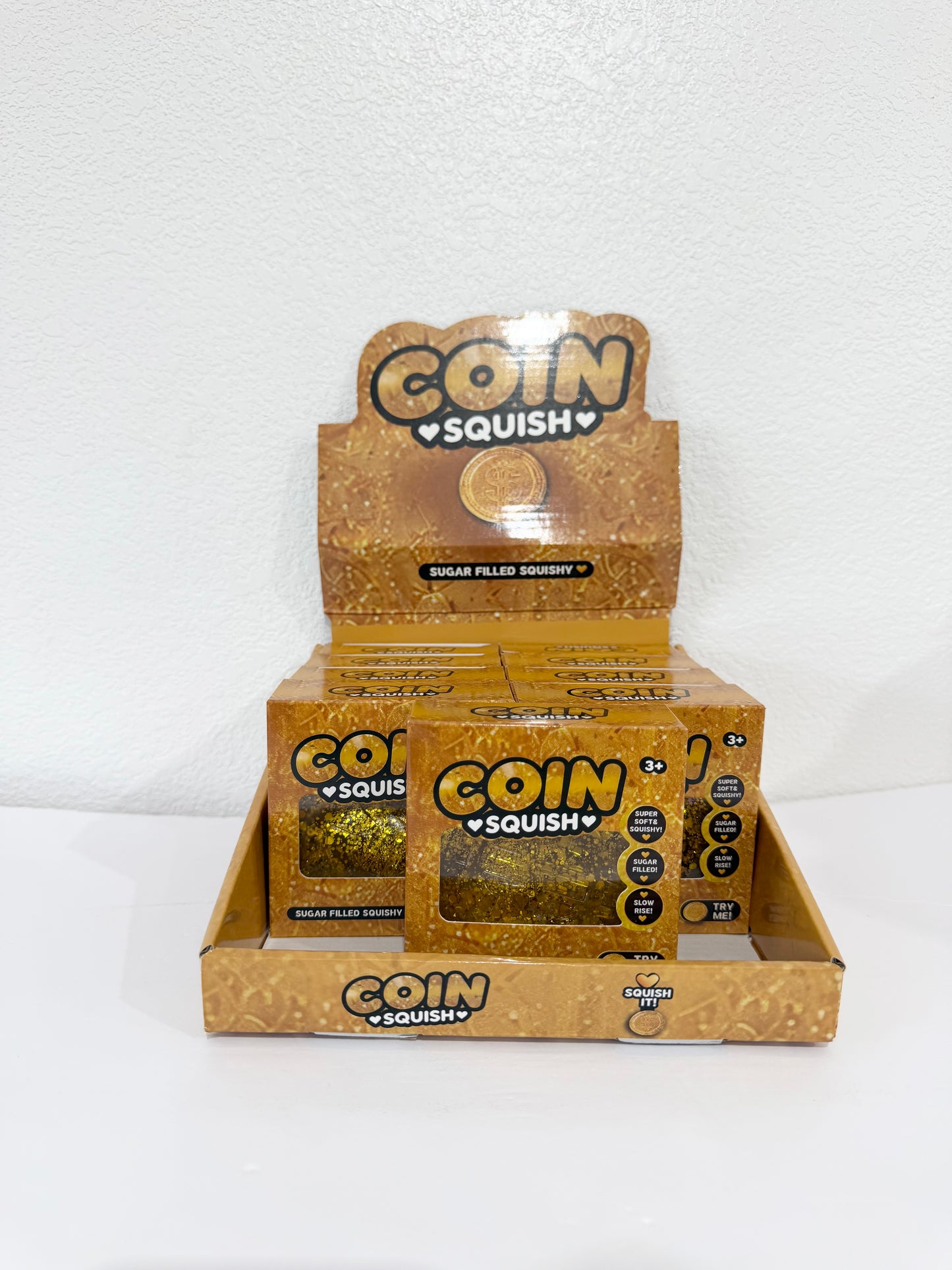 Small Gold Coin Squishy - Southern Belle Boutique