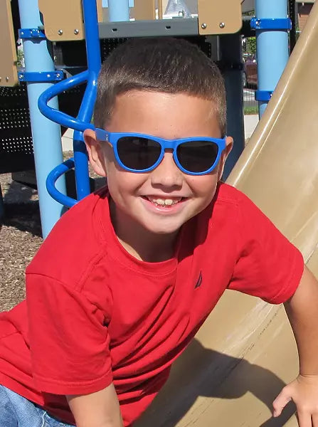 MiniShades - Polorized Electric Blue 3-7Yrs