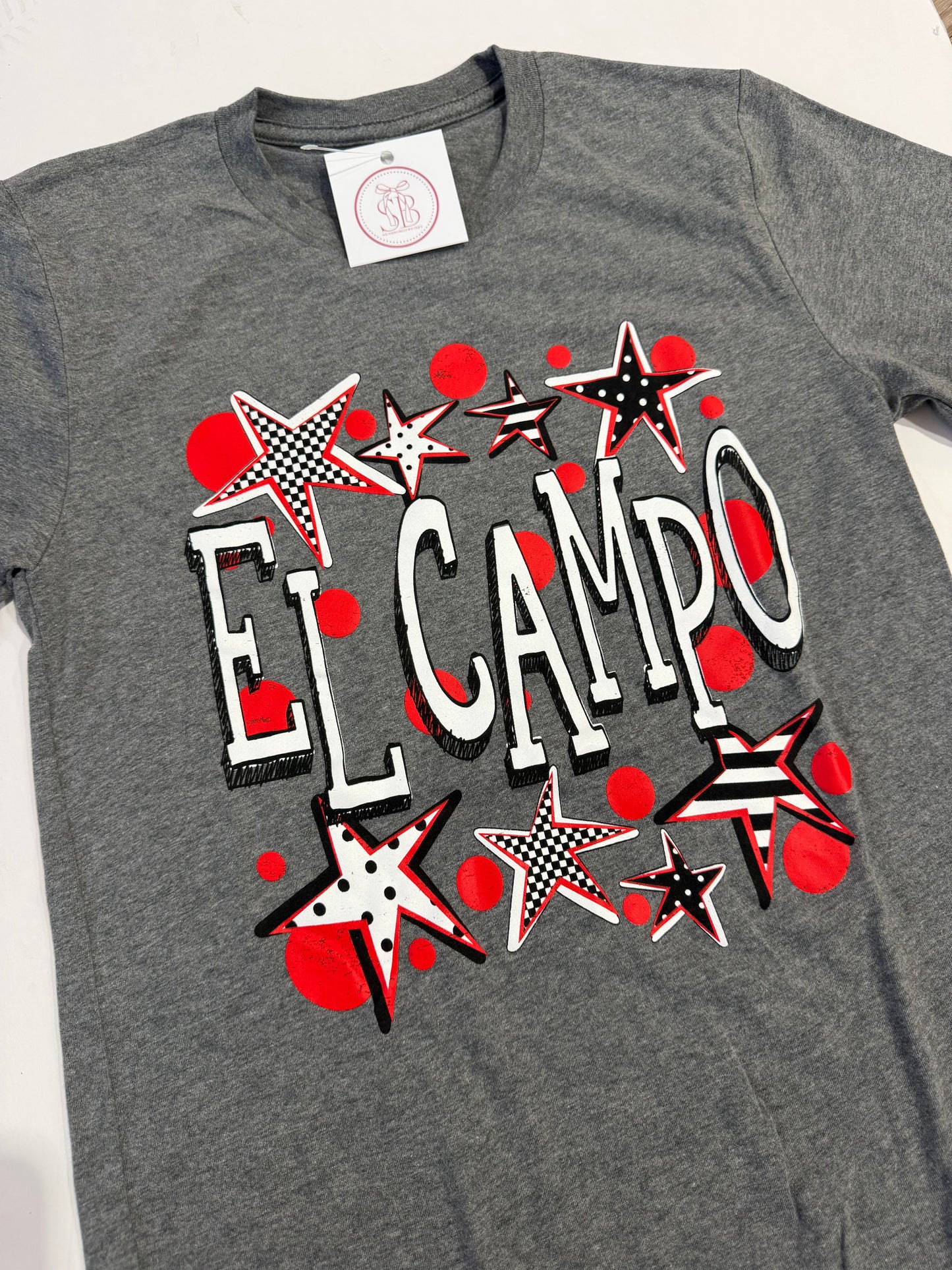 El Campo Star Spirit Tee - Southern Belle Boutique