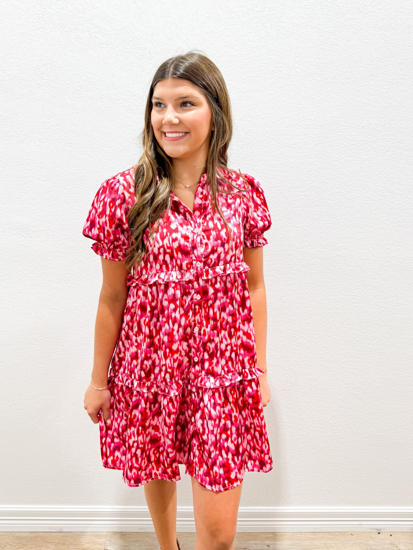 Hot Pink Satin Dress - Southern Belle Boutique