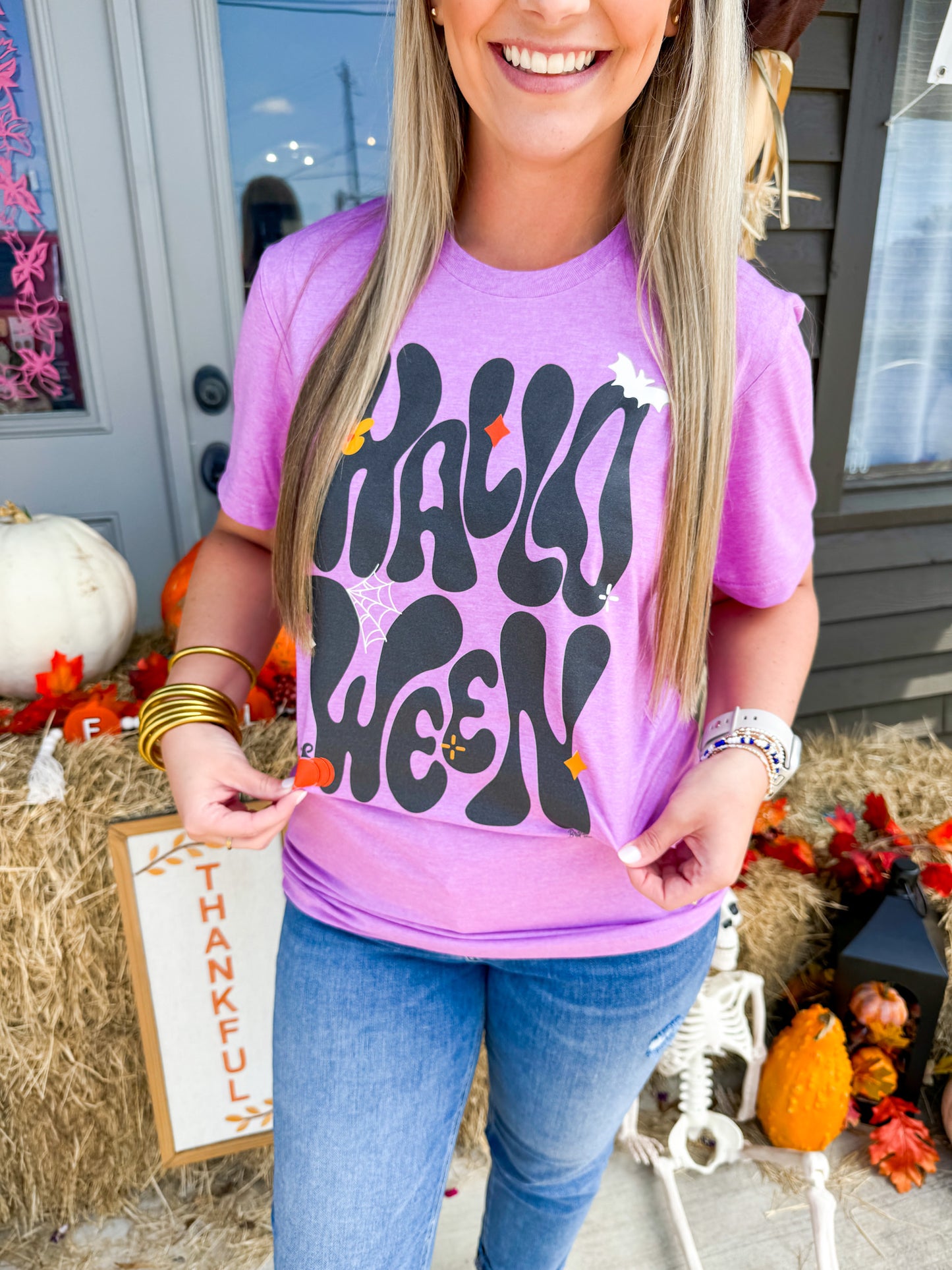 Retro Halloween Tee - Southern Belle Boutique