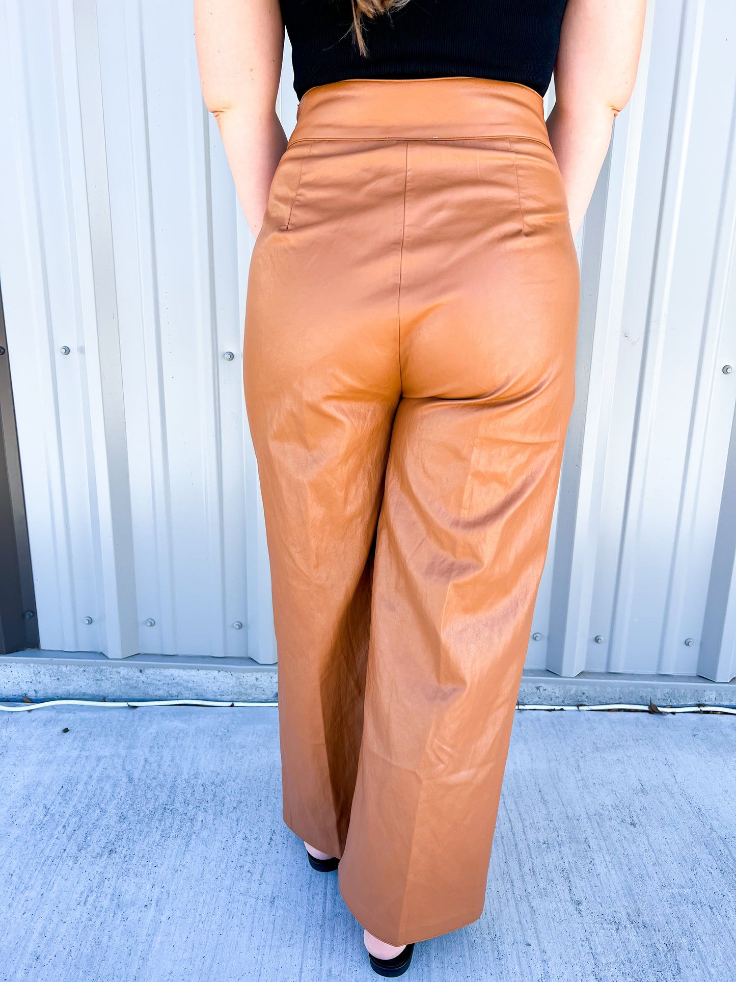 Sparkle Pant - Saddle - Southern Belle Boutique