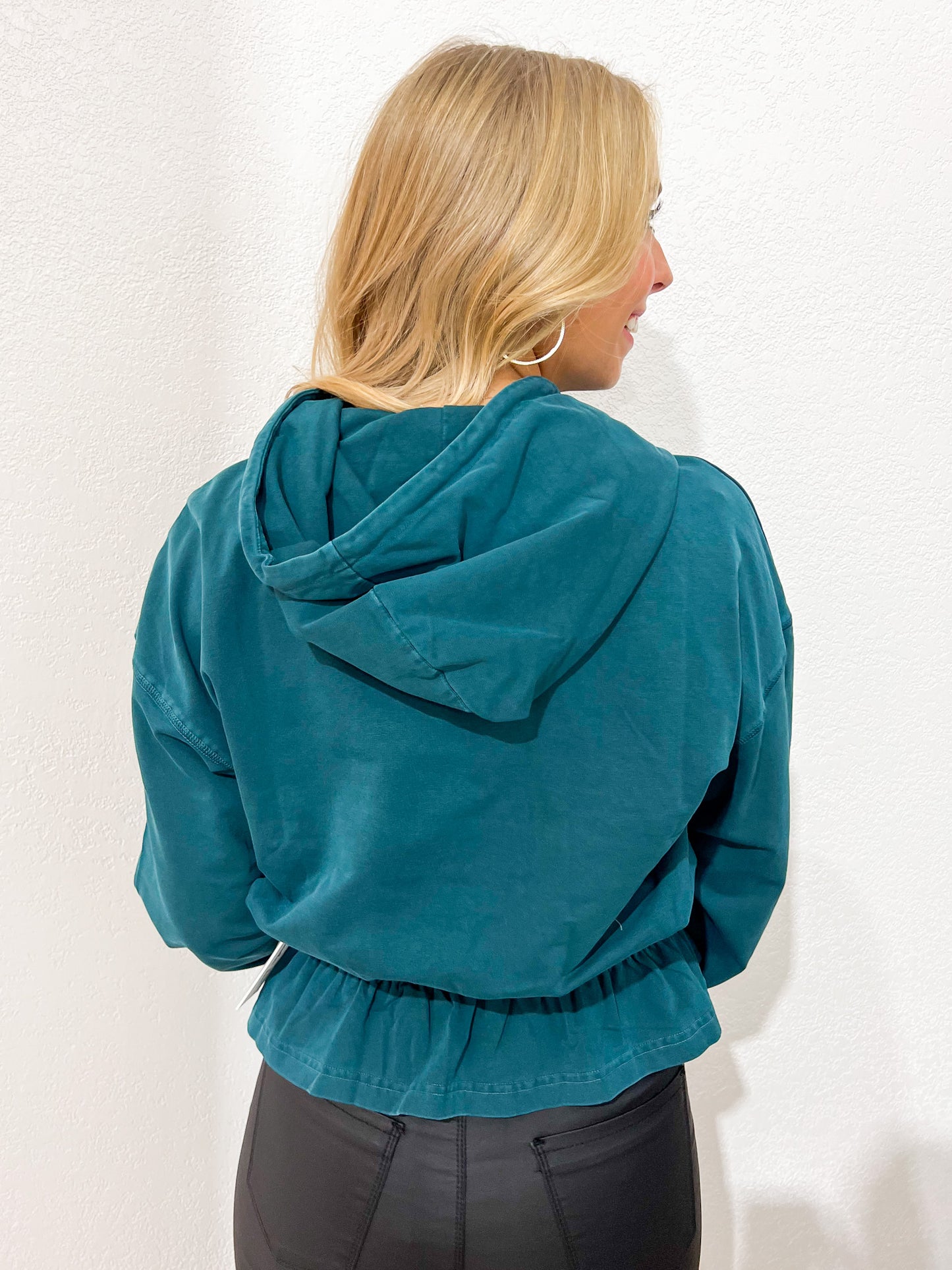 Chandler Hoodie Sweatshirt - Spruce - Southern Belle Boutique