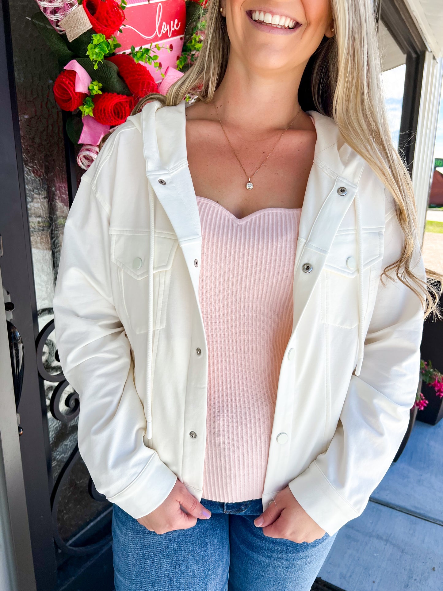 Hunter Jacket - Sea Salt - Southern Belle Boutique