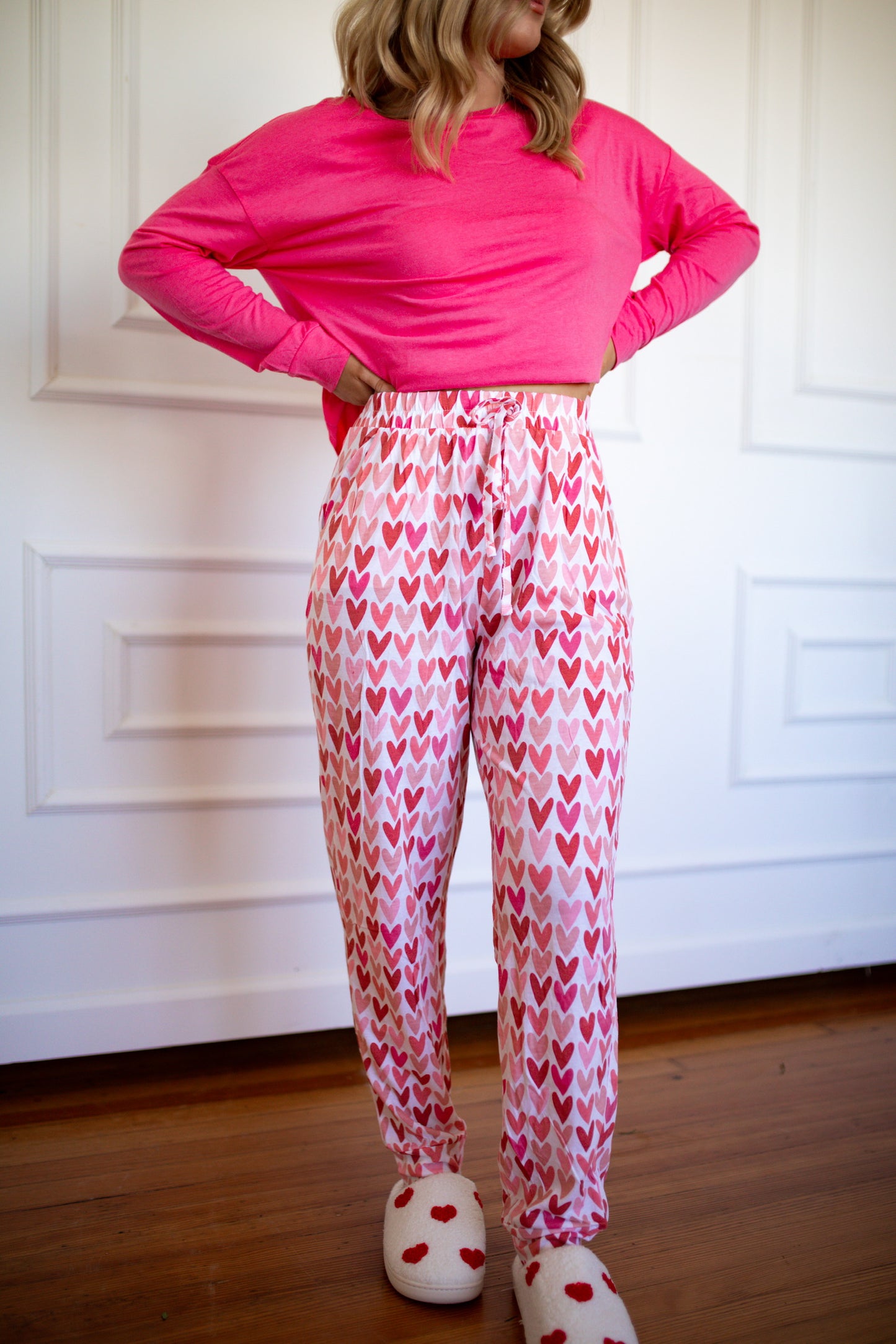 Be Mine Jogger Jammie Set - Southern Belle Boutique