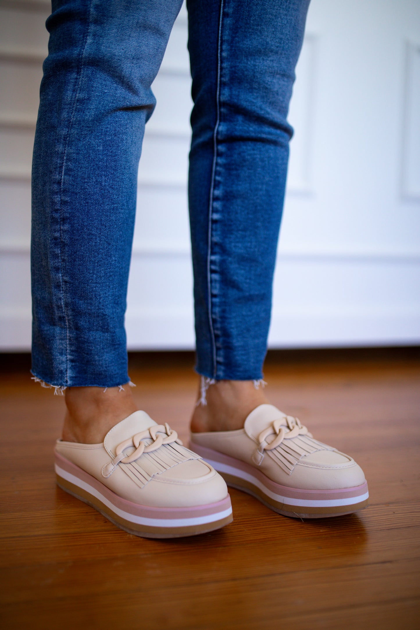 Maren Natural Platform Mule - Southern Belle Boutique
