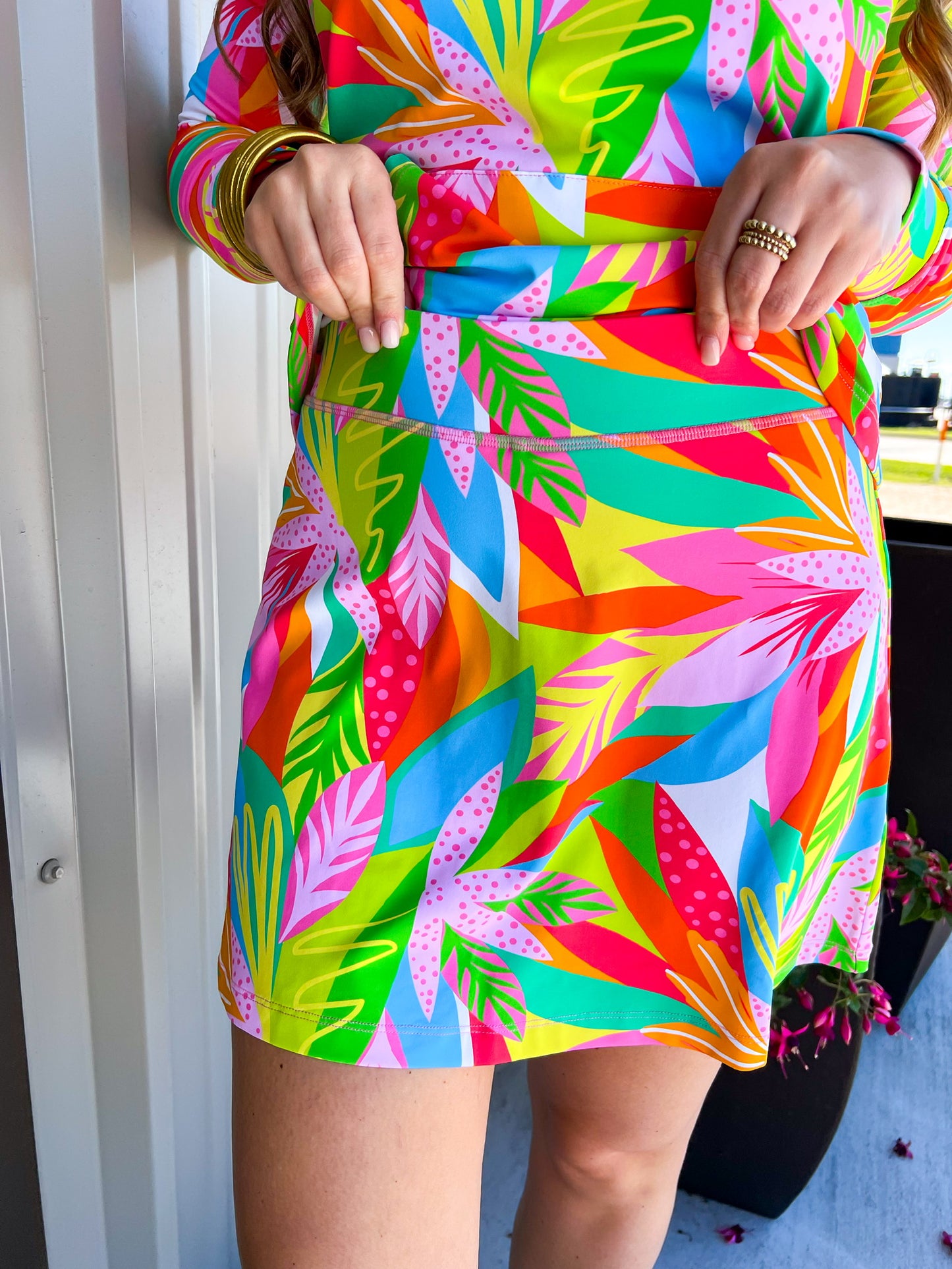 Hamptons Skort Get Tropical - Southern Belle Boutique