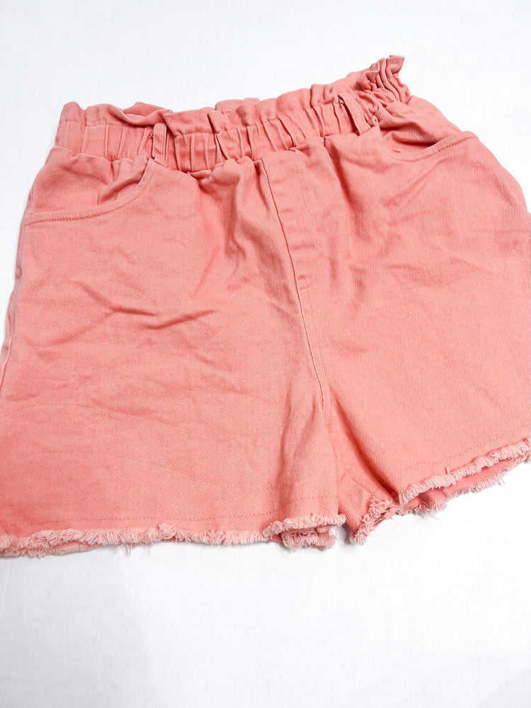 Blush Distressed Shorts - Southern Belle Boutique