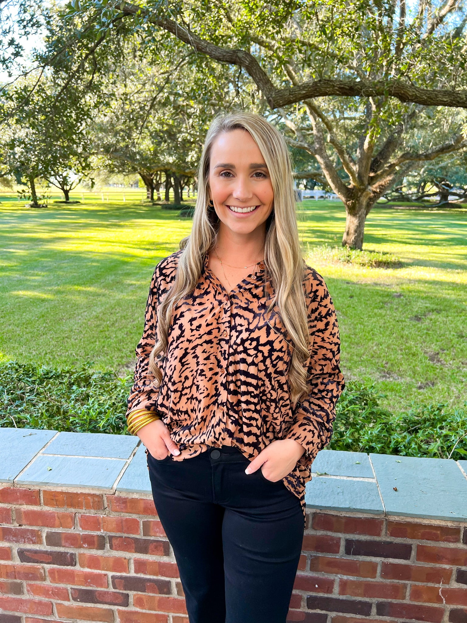 Velvet Leopard Top - Southern Belle Boutique
