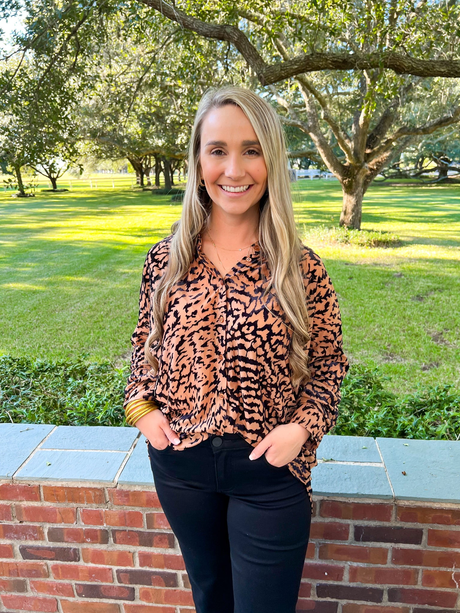 Velvet Leopard Top - Southern Belle Boutique