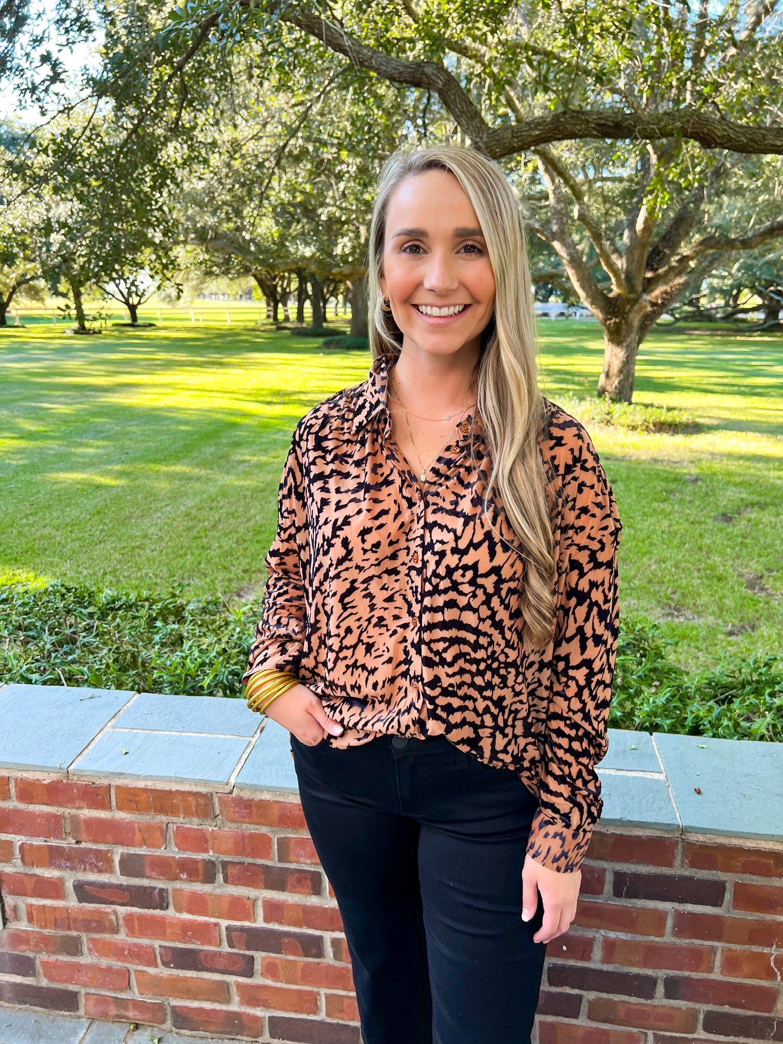 Velvet Leopard Top - Southern Belle Boutique