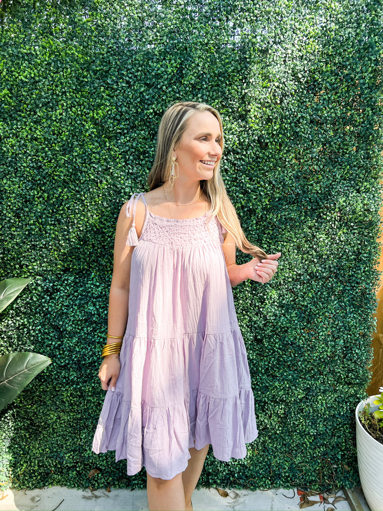 Dusty Lilac Cami Dress - Southern Belle Boutique