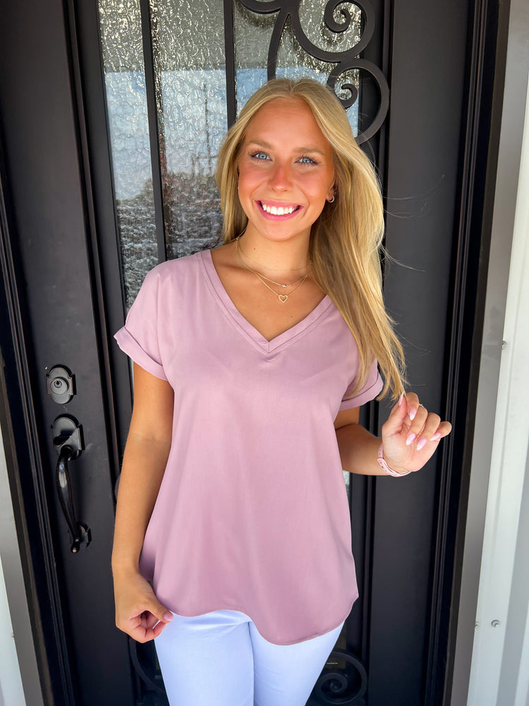 Blush Basic Top - Southern Belle Boutique