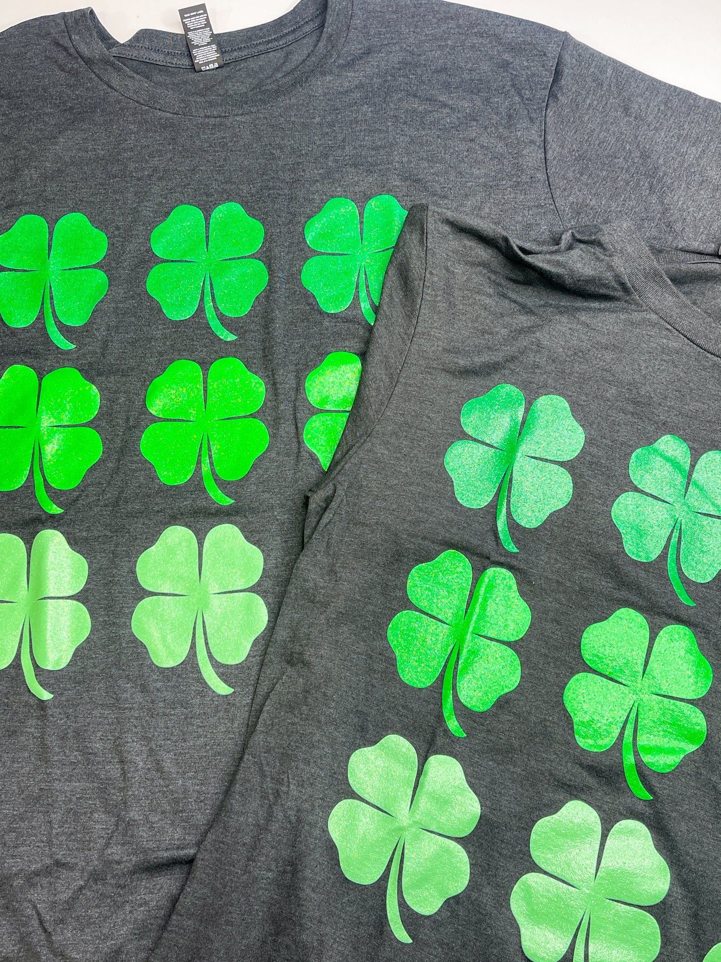 Glitter Lucky Clovers Tee - Southern Belle Boutique