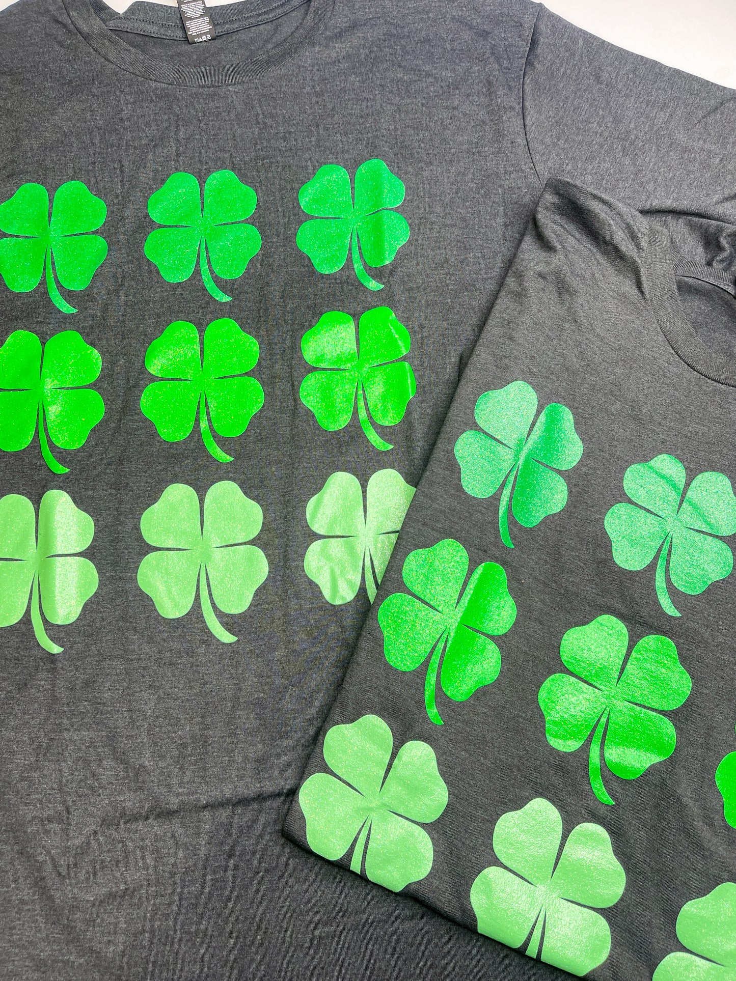 Glitter Lucky Clovers Tee - Southern Belle Boutique