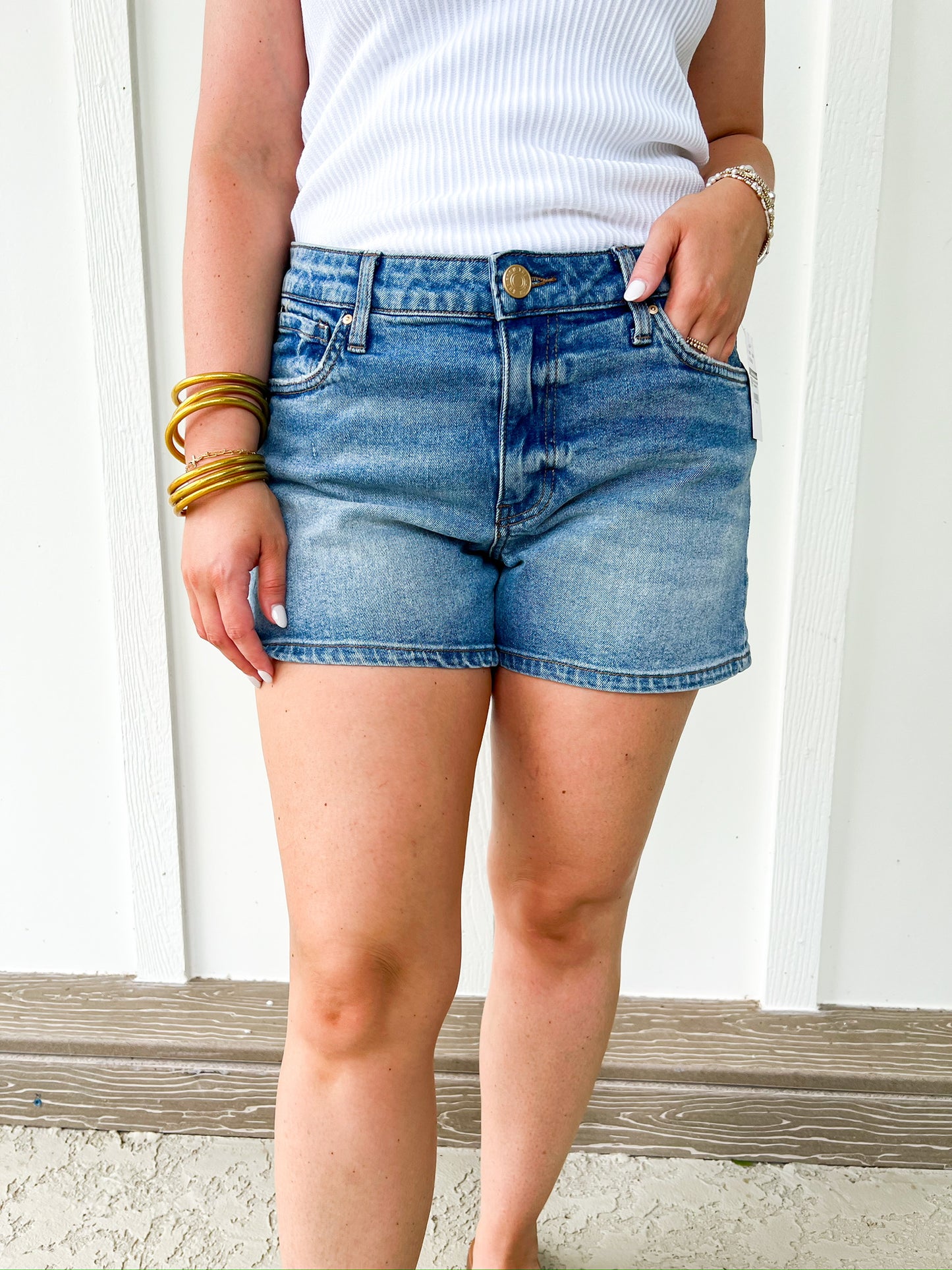 Jane High Rise Short - Distinguished - Southern Belle Boutique