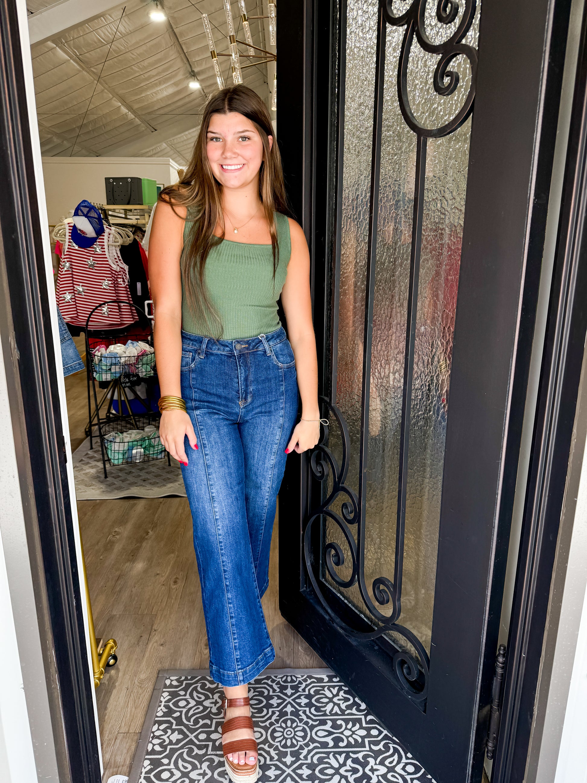 Ribbed Tank Bodysuit - Southern Belle Boutique